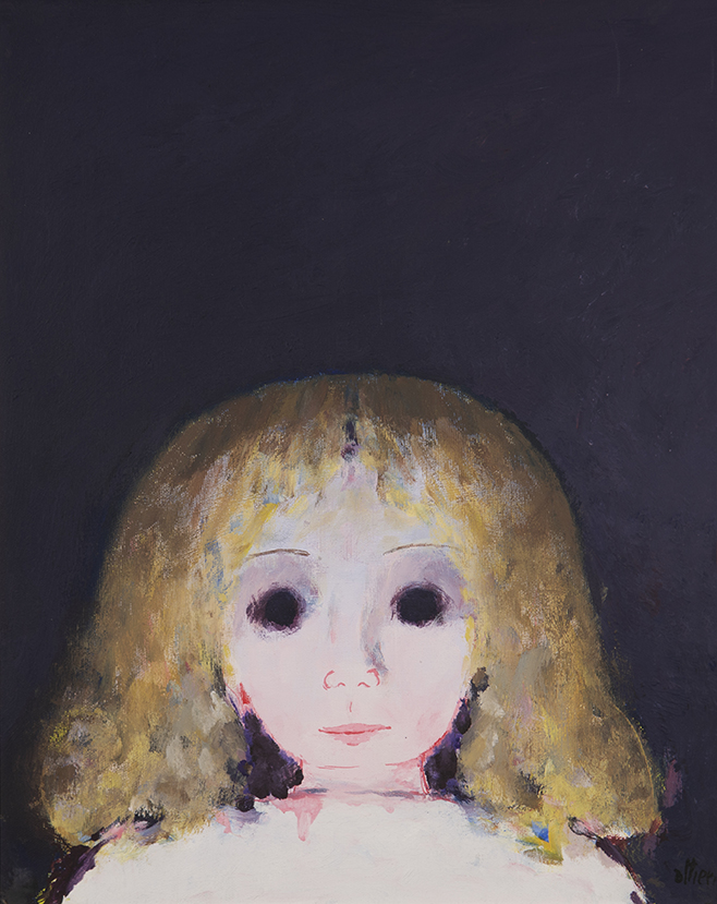 Sergio Altieri - Bambina - senza data, Acrilico Su Tela, 40X30 Cm, Sede Di Staranzano